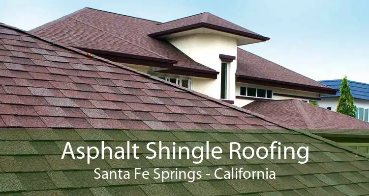 Asphalt Shingle Roofing Santa Fe Springs - California